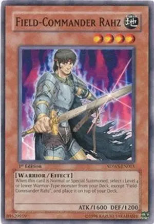 Field-Commander Rahz - Common - Yu-Gi-Oh King Gaming