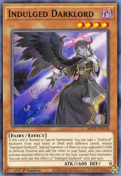 Indulged Darklord - Common - Yu-Gi-Oh King Gaming