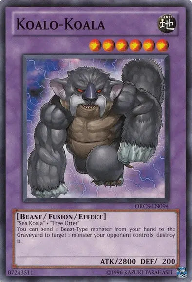 Koalo-Koala - Common - Yu-Gi-Oh King Gaming