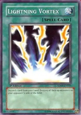 Lightning Vortex - Common - Yu-Gi-Oh King Gaming