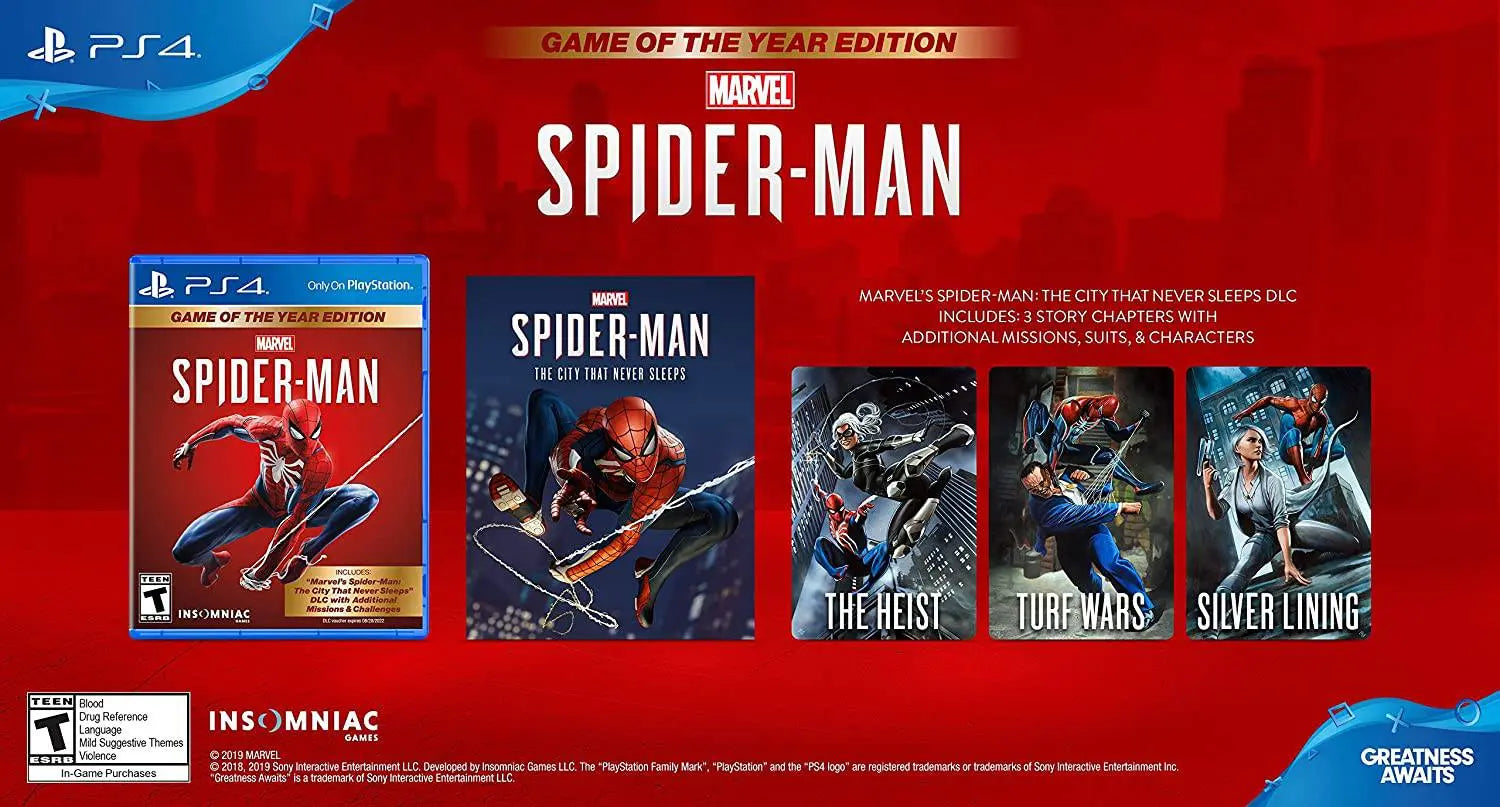 Marvel's Spider-Man: Game of the Year Edition - PlayStation 4