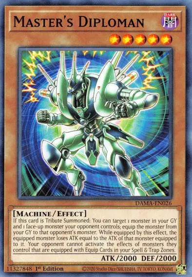 Master's Diploman - Common - Yu-Gi-Oh King Gaming