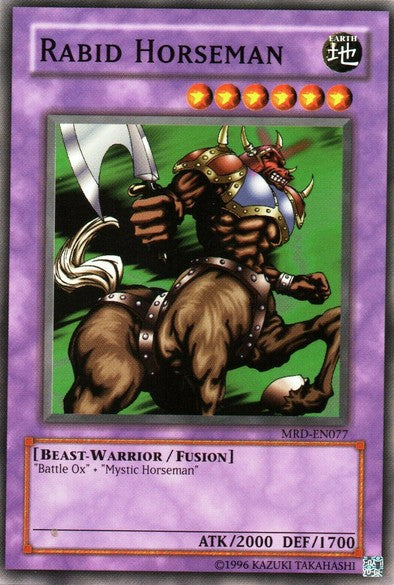 Rabid Horseman - Common - Yu-Gi-Oh King Gaming