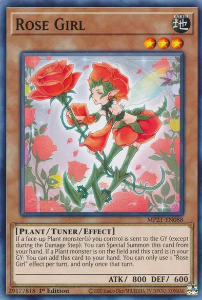 Rose Girl - Common - Yu-Gi-Oh King Gaming