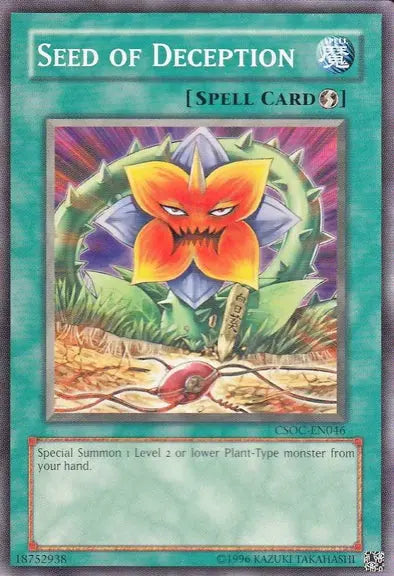 Seed Of Deception - Common - Yu-Gi-Oh King Gaming
