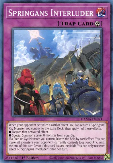 Springans Interluder - Common - Yu-Gi-Oh King Gaming