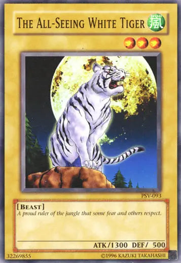 The All-Seeing White Tiger - Common - Yu-Gi-Oh King Gaming