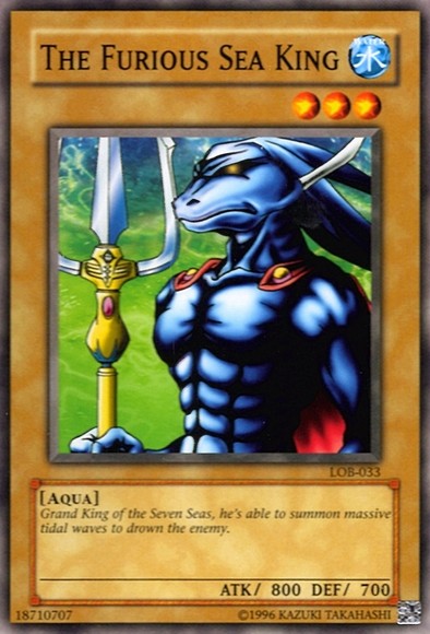 The Furious Sea King - Common - Yu-Gi-Oh King Gaming