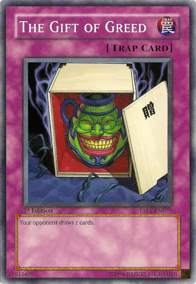 The Gift Of Greed - Common - Yu-Gi-Oh King Gaming