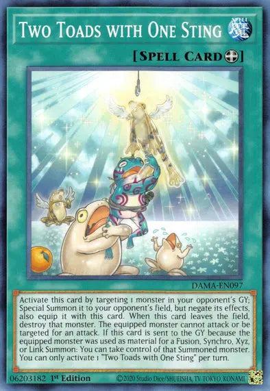 Two Toads With One Sting - Common - Yu-Gi-Oh King Gaming