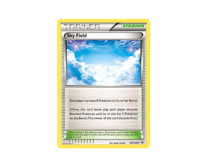 Sky Field - 89/108 - NM Uncommon King Gaming