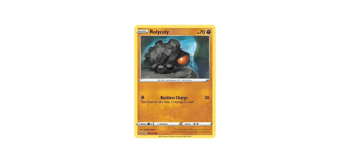 Rolycoly - 78/163 - NM Common King Gaming