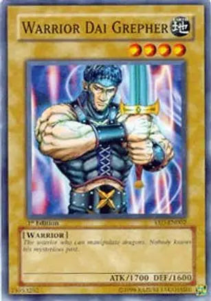 Warrior Dai Grepher - Common - Yu-Gi-Oh King Gaming