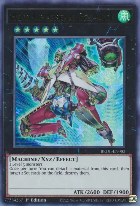 Wind-Up Arsenal Zenmaioh - Ultra Rare - Yu-Gi-Oh King Gaming