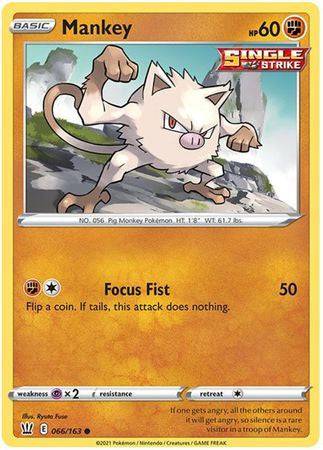 Mankey - 66/163 - NM Common King Gaming