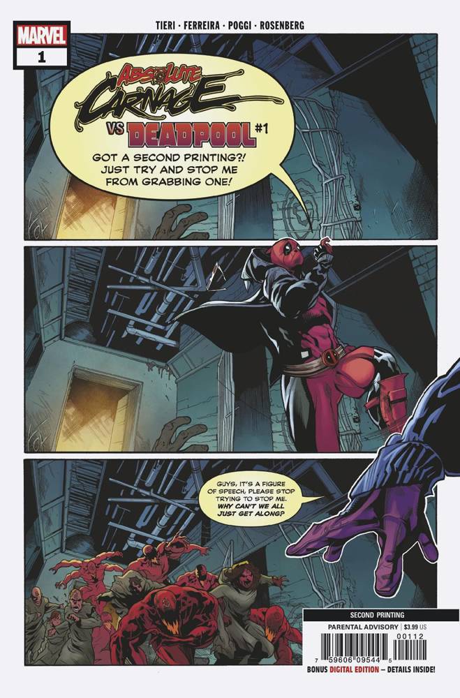 Absolute Carnage VS Deadpool #1 (OF 3) 2ND PTG Ferreira VAR King Gaming