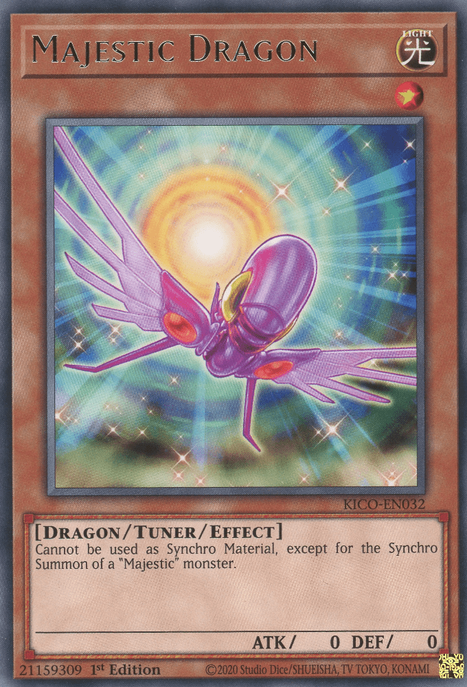 Majestic Dragon - NM Rare King Gaming