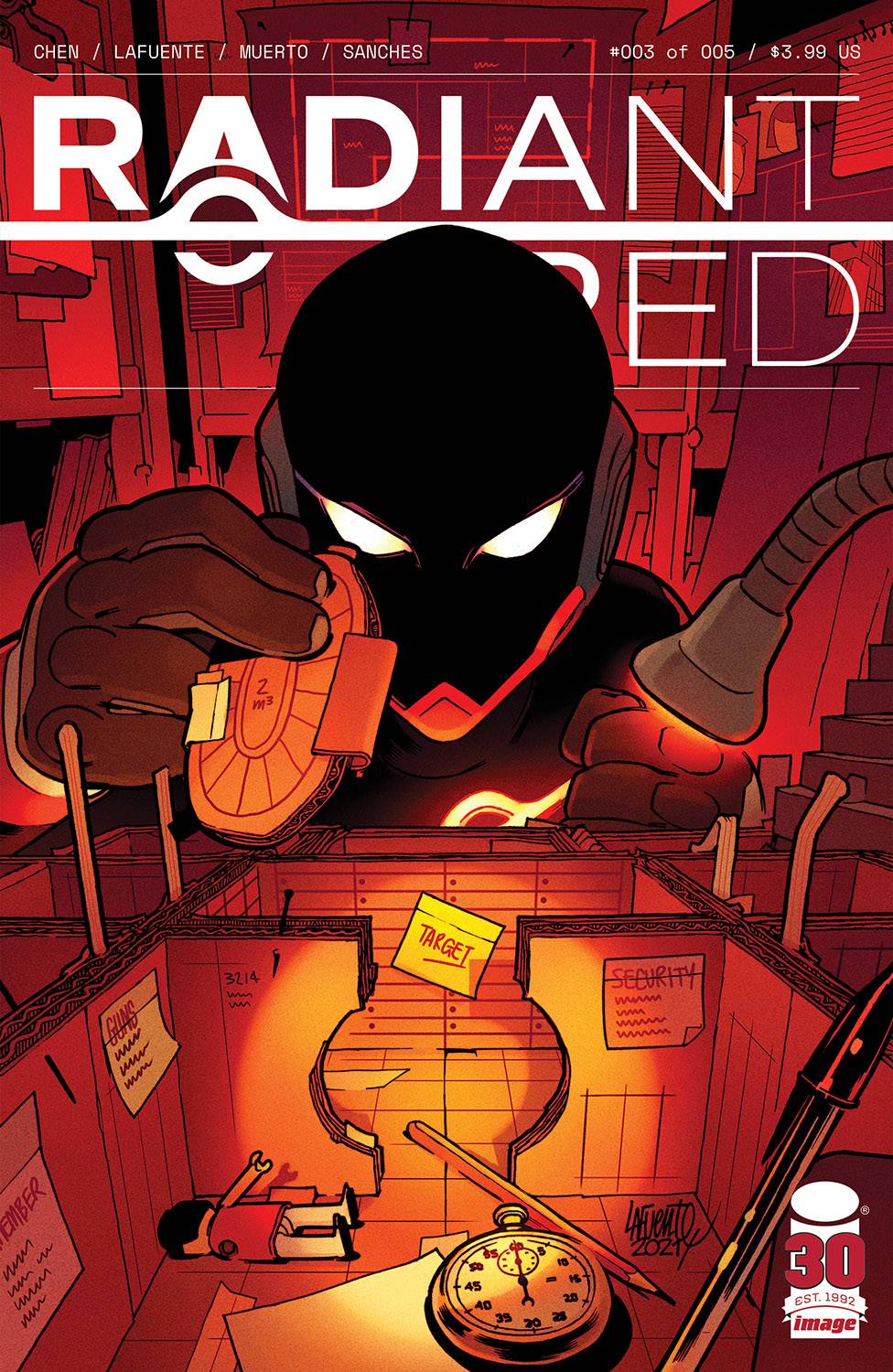 RADIANT RED #3 (OF 5) CVR A LAFUENTE & MUERTO King Gaming