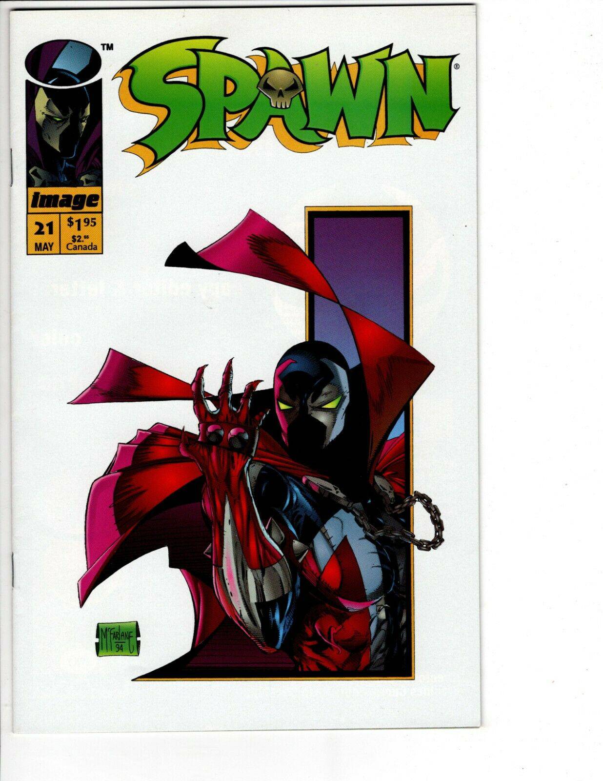 Spawn #21 Todd McFarlane May 1994 King Gaming