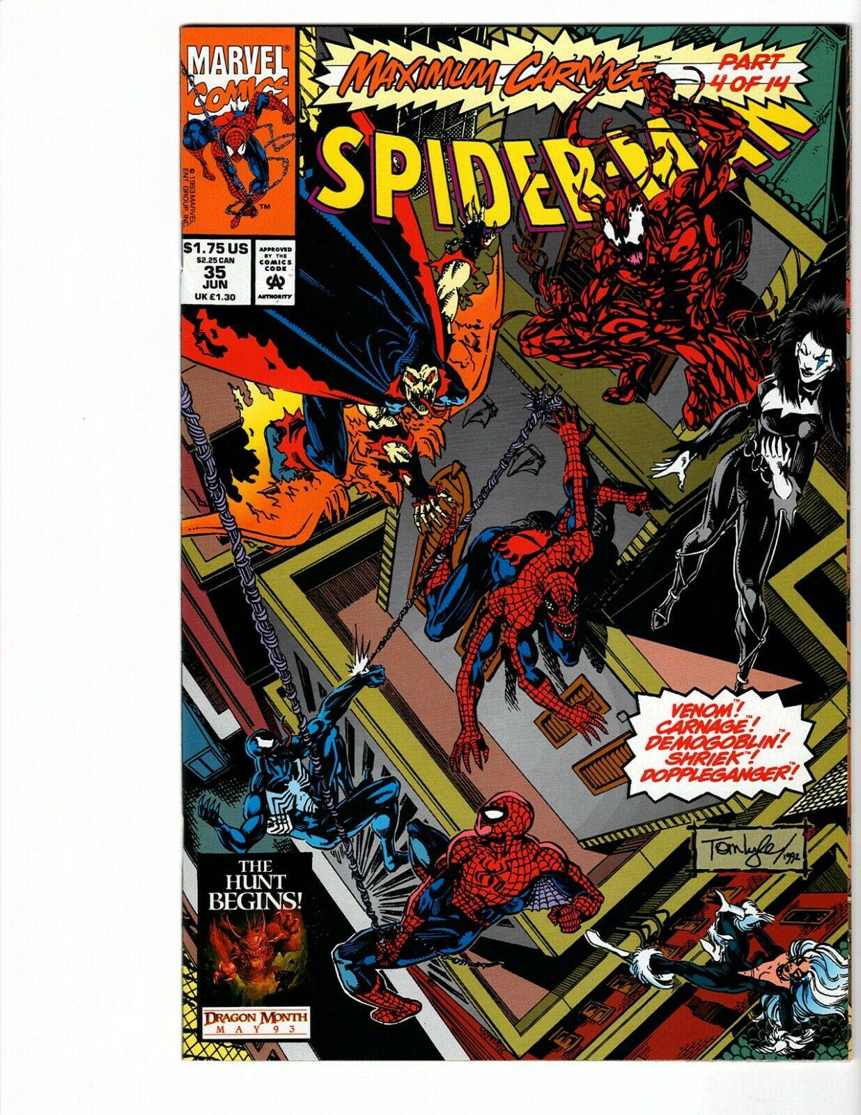 SPIDER-MAN #37 MAXIMUM CARNAGE VENOM 1993 King Gaming