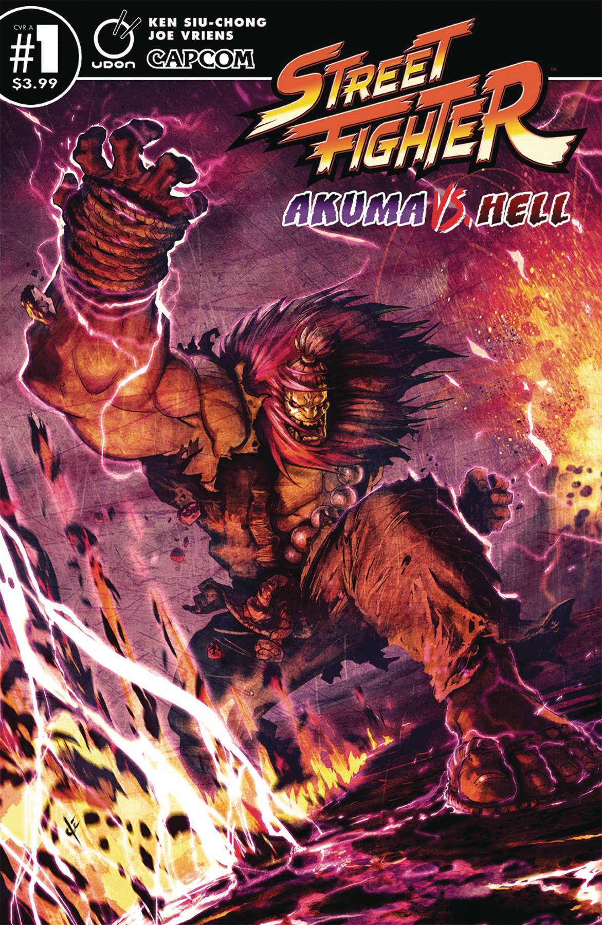 STREET FIGHTER AKUMA VS HELL #1 CVR A VRIENS King Gaming