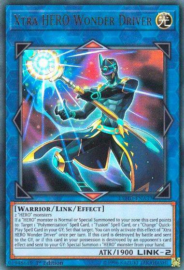 Xtra HERO Wonder Driver - NM Ultra Rare King Gaming